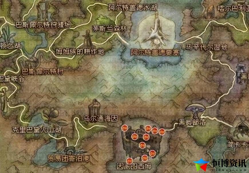 永恒之塔采集升级路线_魔族采集分布