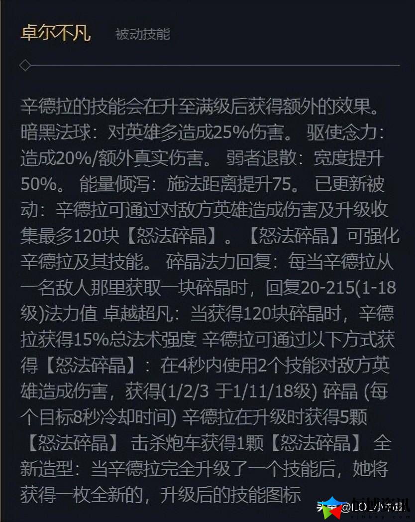 英雄联盟辛德拉技能_版本第一中单先攻辛德拉玩法详解